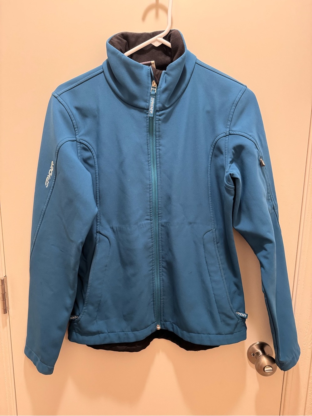 Spyder Women's Teal Blue Softshell Ski Jacket